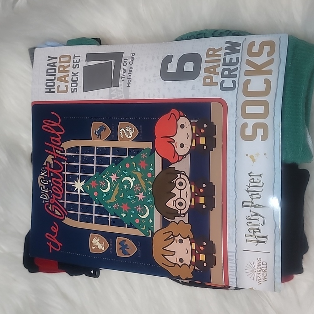 Harry Potter 6 Pair Crew Socks
